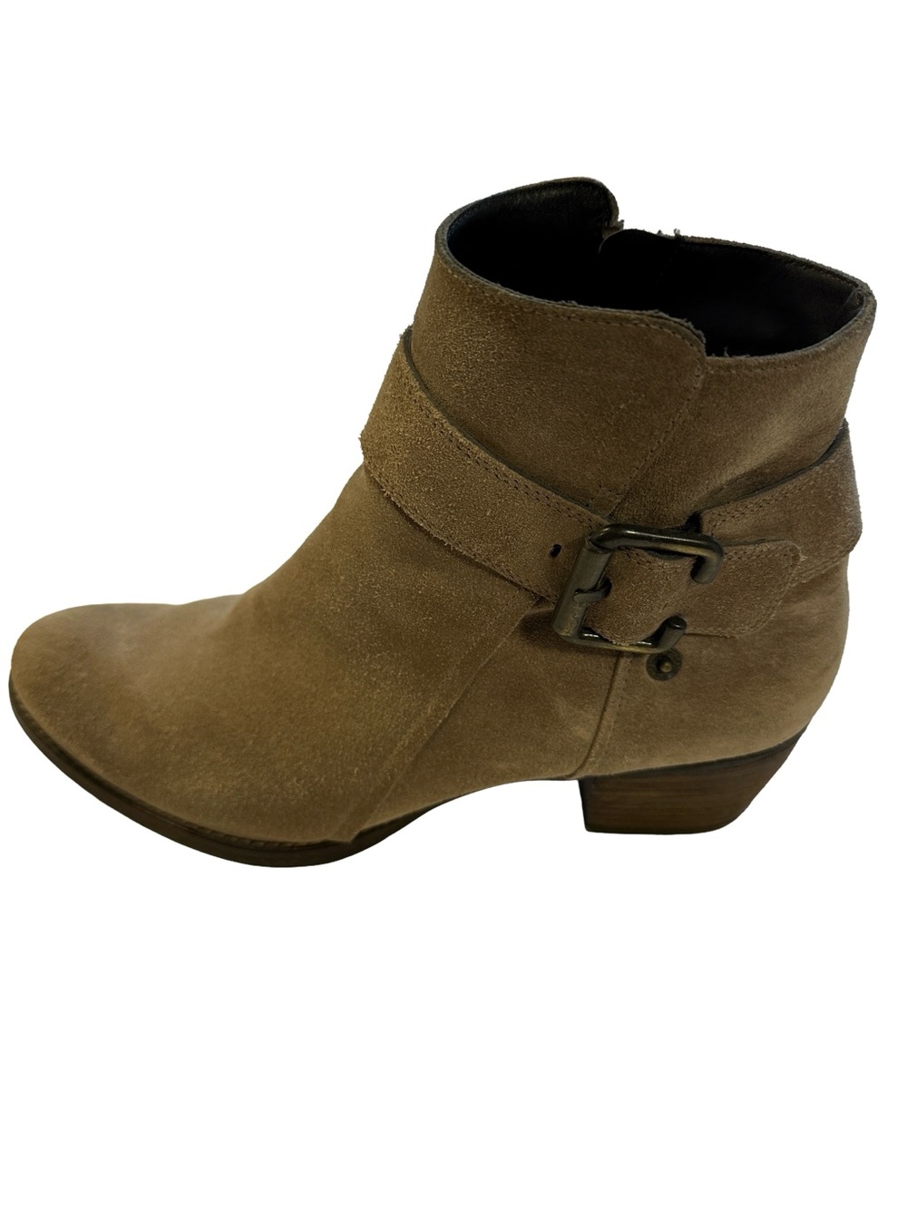 Paul Green Tan Suede Leather Ankle Boots US 9